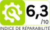 Wskaźnik naprawialności 6,3 na 10